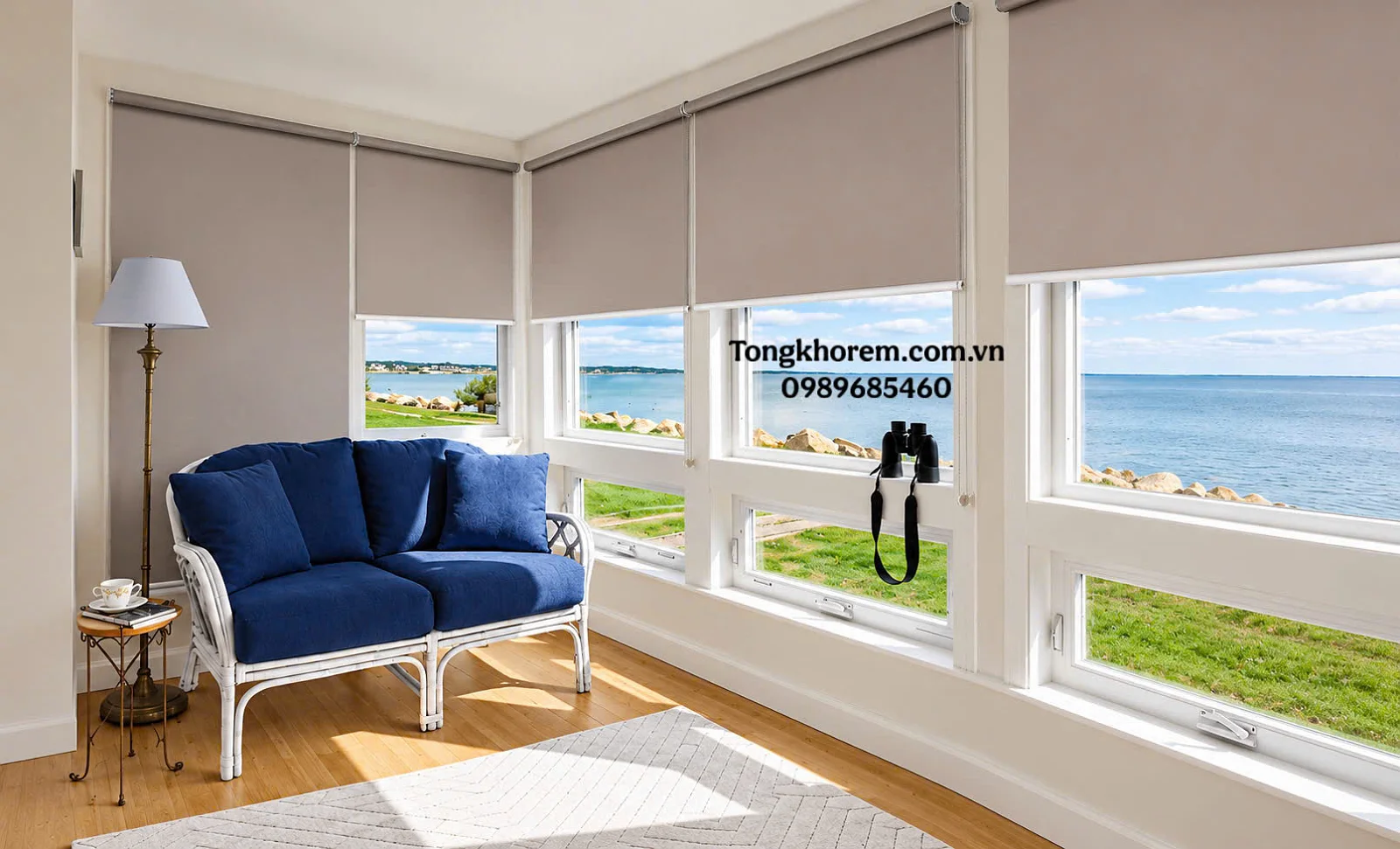 Rèm Cuốn Chống Nắng 100% – Cản Sáng, Chống Nóng Tốt - Ảnh 4