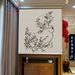 Rèm ban thờ khắc laze đẹp