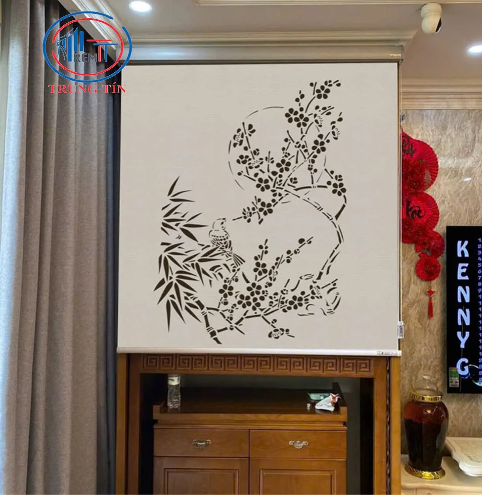 Rèm ban thờ khắc laze đẹp