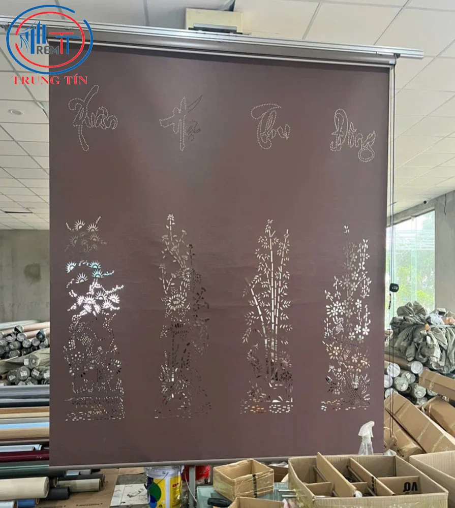 Rèm ban thờ khắc laze đẹp