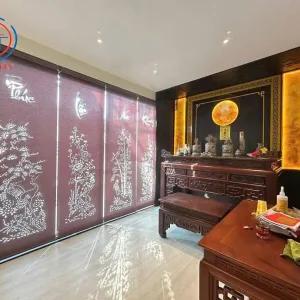 Rèm ban thờ khắc laze đẹp