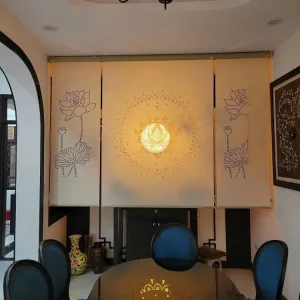 Rèm ban thờ khắc laze đẹp