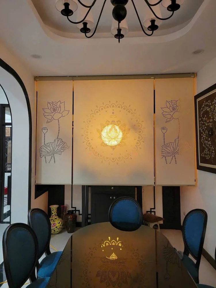 Rèm ban thờ khắc laze đẹp