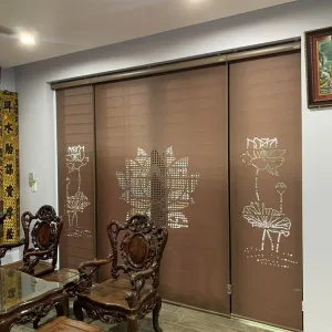 Rèm Ban Thờ Khắc Laze