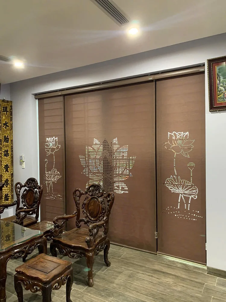 Rèm Ban Thờ Khắc Laze